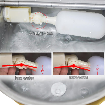Automatic Water Dispenser for Dogs and Cats - Stainless Steel Dog Water Bowl Dispenser Outdoor Large Pets Waterer Feeder for Poultry and Livestock6