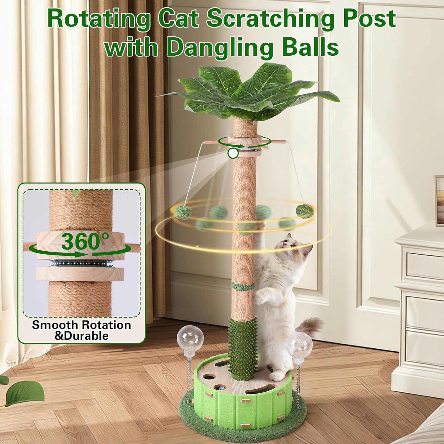 plam-tree-cat-scratching-post-40-tall-with-cat-toys-for-indoor-large-cats-sturdy-base-cat-scratcher-posts-for-adult-cats-with-rotating-hanging-ball-cat-puzzle-toy-and-spring-cat-treat-dispenser