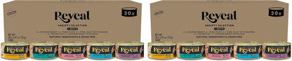 Reveal Fish Variety in Broth Wet Cat Food, 5-Flavor 30-Pack 2.47 Oz Cans | 100% Natural, High Quality Protein, Limited Ingredient, Grain Free, No Fillers, No Artificial Additives, No By-Products14