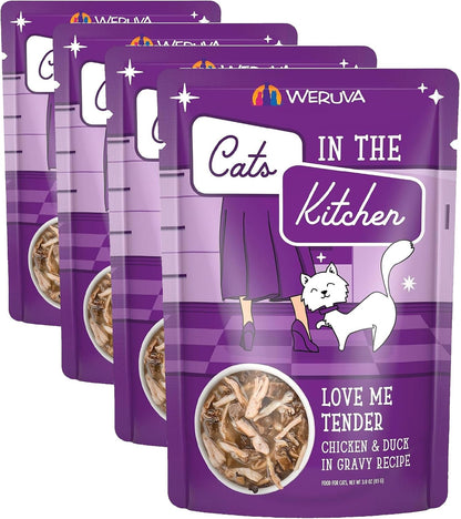 Weruva Cats in the Kitchen, Pantry Party Pouch Variety Pack in Gravy Cat Food, 3Oz Pouch (Pack of 12)19