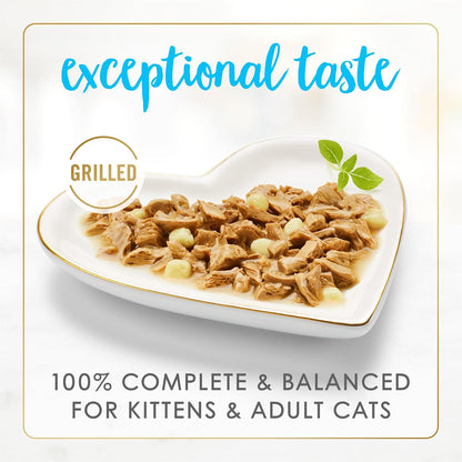 Purina Fancy Feast Delights with Cheddar Grilled Tuna and Cheddar Cheese Feast in Wet Cat Food Gravy Cat Food - (Pack of 24) 3 Oz. Cans3