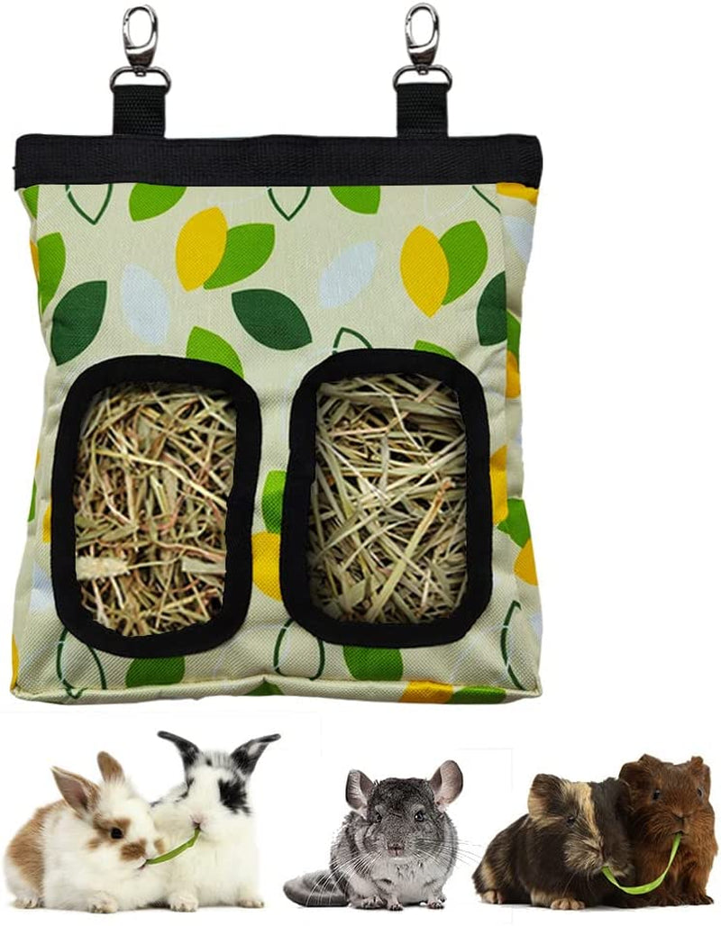 rioussi-guinea-pig-hay-feeder-hanging-rabbit-hay-feeder-bag-blueflower-upgraded-double-layer-fabric-bite-resistant-cleaner-hay-less-mess-small-animal-hay-holder-for-bunnies-chinchillas