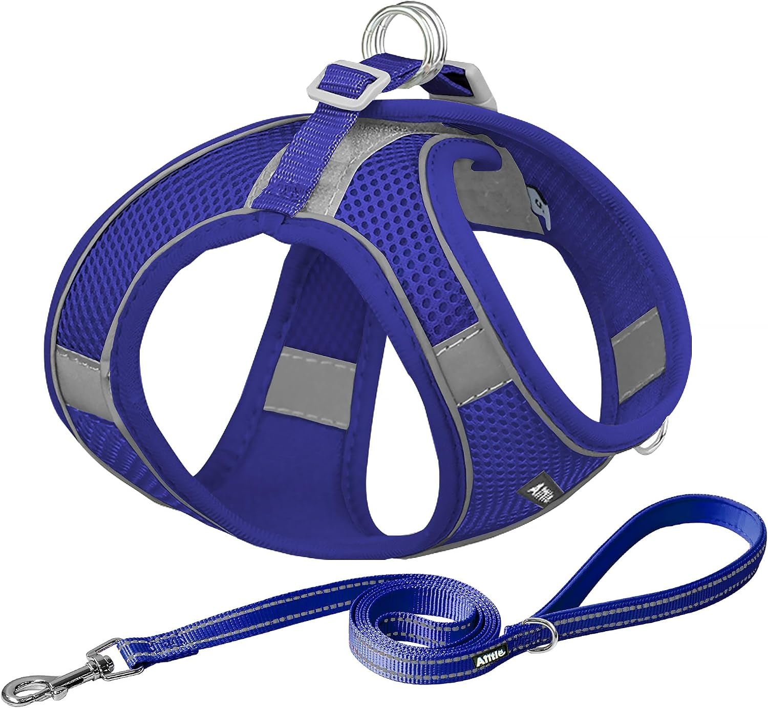 aiitle-no-pull-dog-harness-and-leash-set-step-in-adjustable-dog-harness-with-padded-vest-for-all-weather-dog-leash-with-soft-padded-handle-easy-to-put-on-small-and-medium-dogs-beige-s