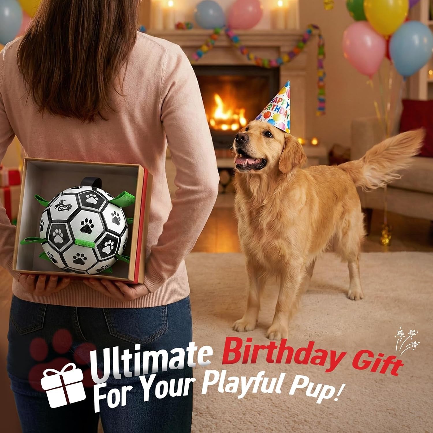 qdan-dog-toys-dog-balls-6-inch-dog-soccer-ball-with-straps-herding-balls-dog-birthday-toy-balls-for-20-40lbs-dogs-outdoor-puppy-toys-to-keep-them-busy-interactive-toy-for-tug-pool-water-toy-ball