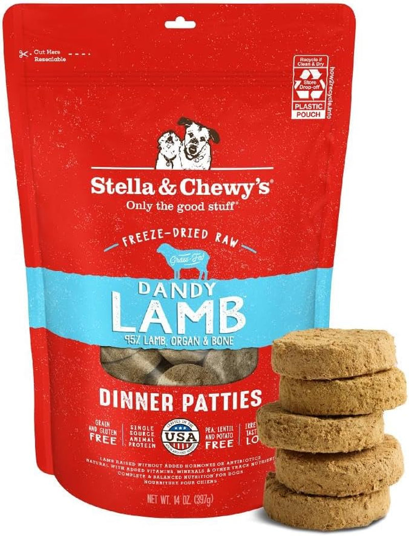 stella-chewys-freeze-dried-raw-dinner-patties-beef-recipe-high-protein-grain-free-puppy-dog-food-perfect-for-picky-eaters-25-oz