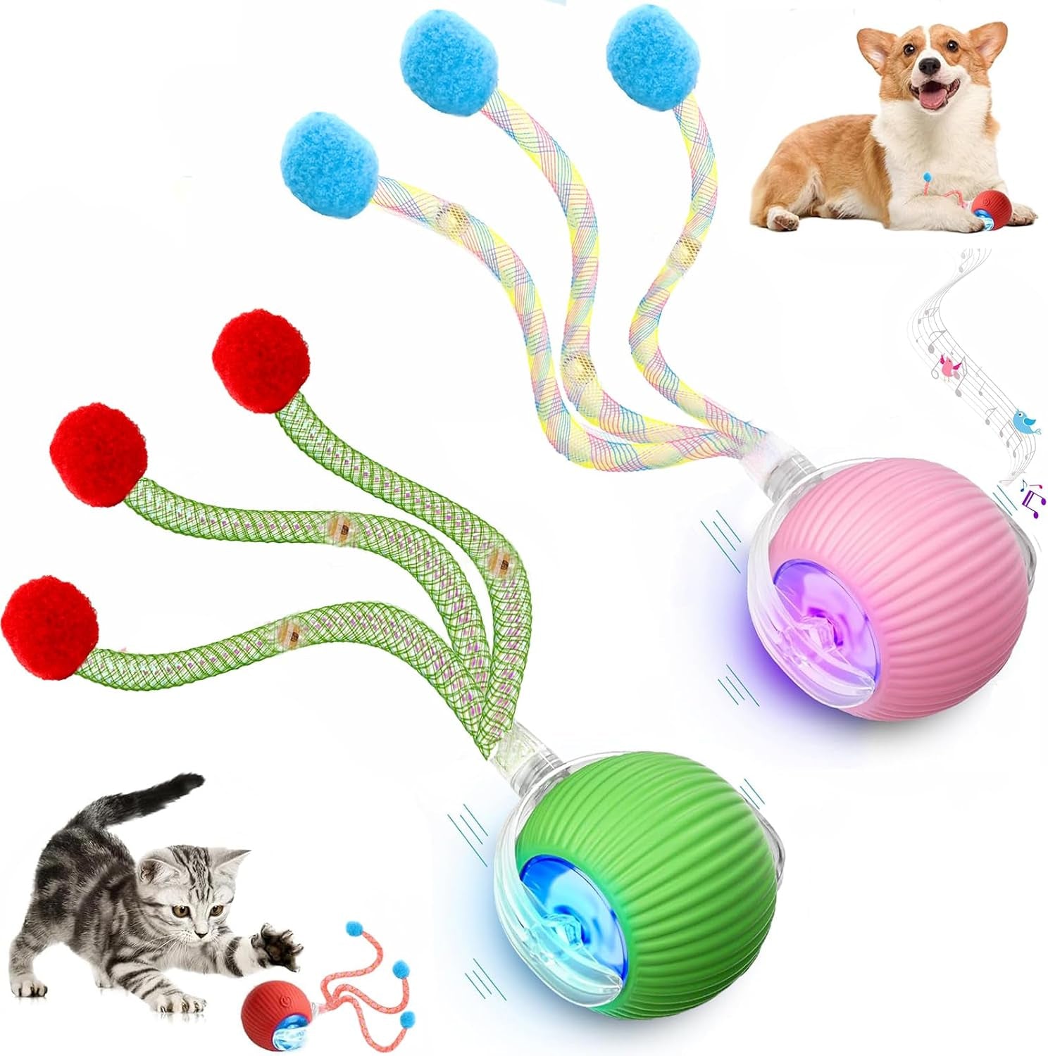 2-packs-speed-2-0-tail-interactive-cat-toys-for-indoor-cats-chirping-motion-activate-cat-toy-smart-kitten-rolling-ball-moving-ball-toys-rechargeable-dog-cats-bal-l-for-enrichment-exercise