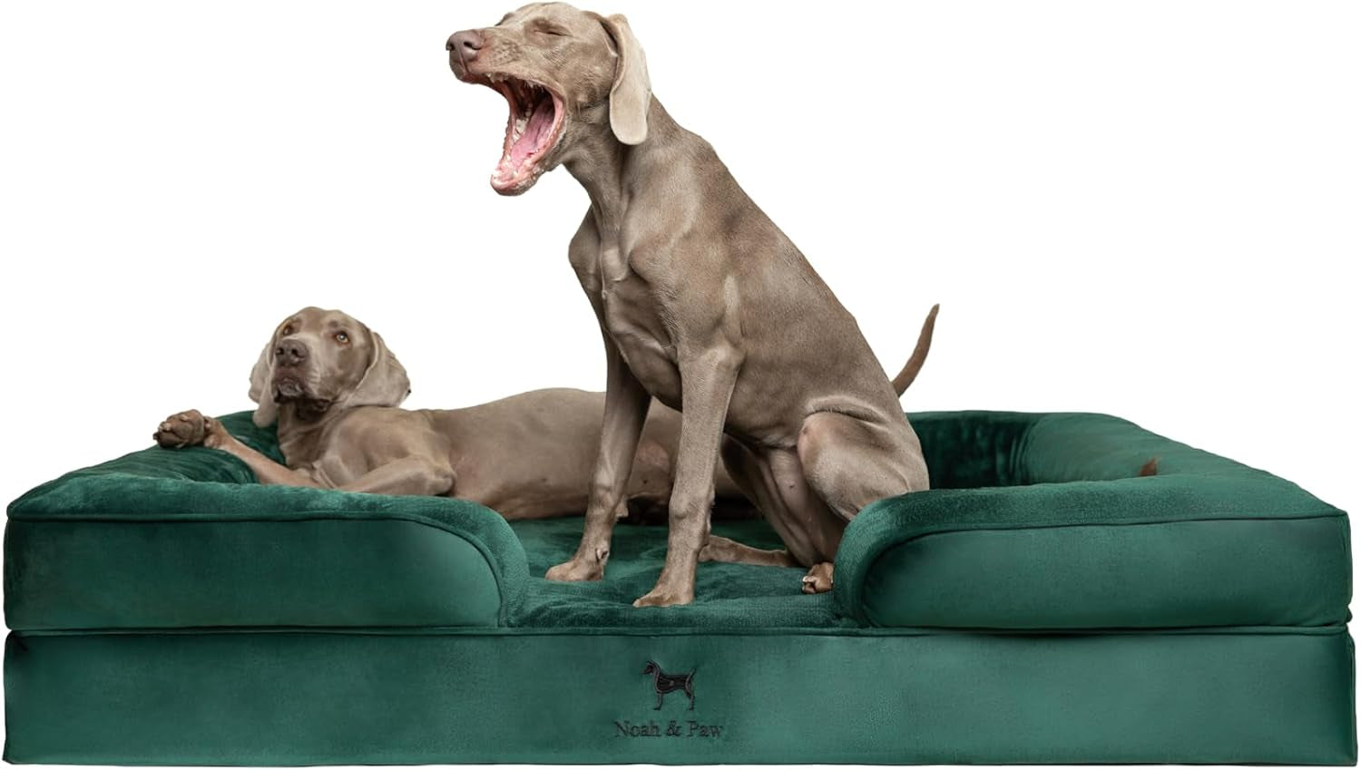 noah-paw-large-dog-bed-35x25x11-inch-orthopedic-dog-beds-eggshell-memory-foam-infused-with-cooling-gel-inner-cover-water-resistant-machine-washable-faux-leather