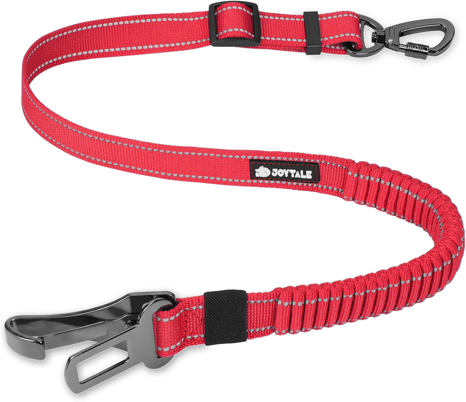 joytale-3-in-1-bungee-dog-seat-belt-for-car-medium-and-large-dogs-black-seatbelt-buckle-latch-cargo-hook-shock-absorbing-360-swivel-slide-to-lock-zinc-buckle-for-distraction-free-driving