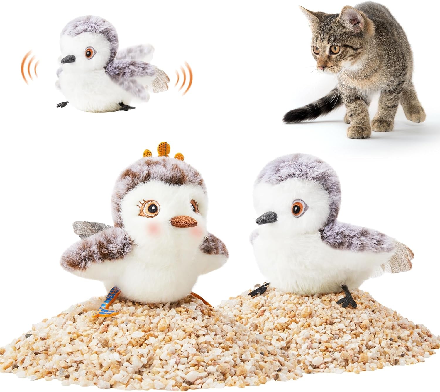 potaroma-cat-toys-flapping-bird-no-flying-lifelike-sandpiper-chirp-tweet-rechargeable-touch-activated-kitten-toy-interactive-cat-exercise-toys-for-all-breeds-cat-kicker-catnip-toys-4-0-lifelike-sandpiper-chirp-touch-activated-rechargeable-kitten-kitty-exercise-catnip-kicker-for-all-breeds-4-0-inches