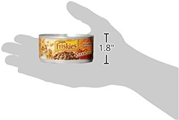 Purina Friskies Extra Gravy Wet Cat Food Chunky Chicken in Savory Gravy - (Pack of 24) 5.5 Oz. Cans3