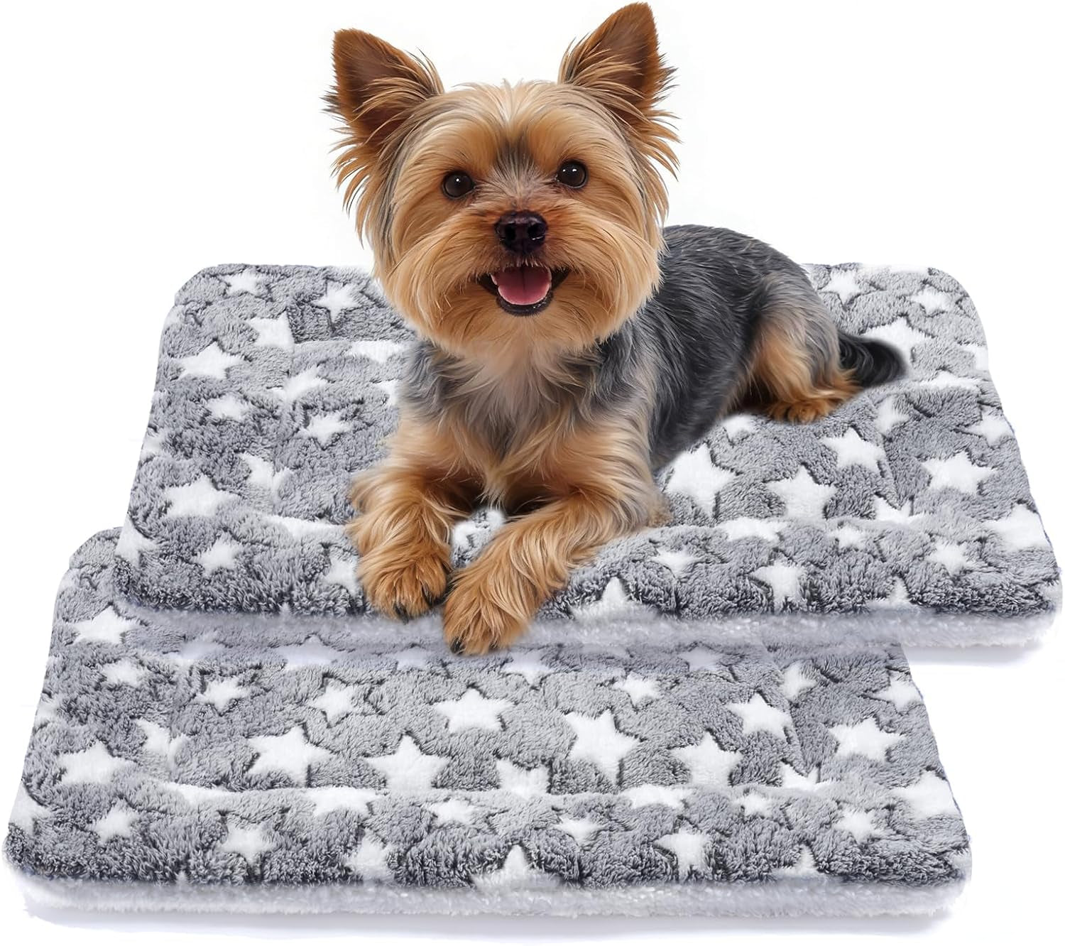 mora-pets-dog-crate-pad-ultra-soft-pet-bed-with-cute-star-print-washable-mat-for-large-medium-small-dogs-reversible-fleece-kennel-liner-cat-bed-23-x-18-inch-brown
