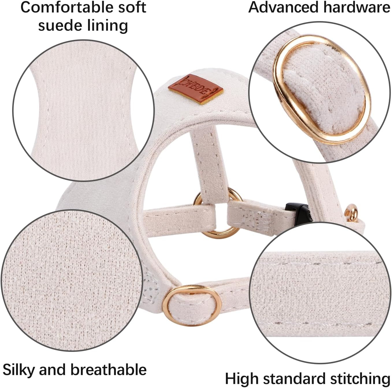 chede-no-pull-puppy-harness-and-multifunction-dog-leash-set-8-colors-soft-adjustable-no-choke-escape-proof-cute-lightweight-pet-vest-harness-for-small-and-medium-dog