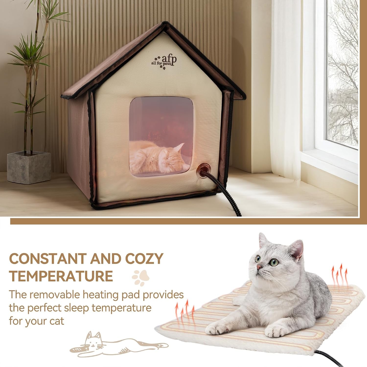 blue-cat-litter-box-set-small-cat-kitten-starter-kit-with-litter-scoop-cat-bowl-kittens-toy-heated-cat-house-indoor-cats-home-with-heated-pad-cat-houses-condos-heater-cat-bed