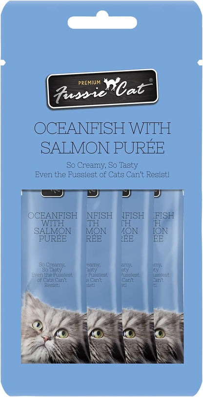 Fussie Cat, 0.5 Ounces Each, 50 Tubes, Ocean Fish Variety 10 Flavors26
