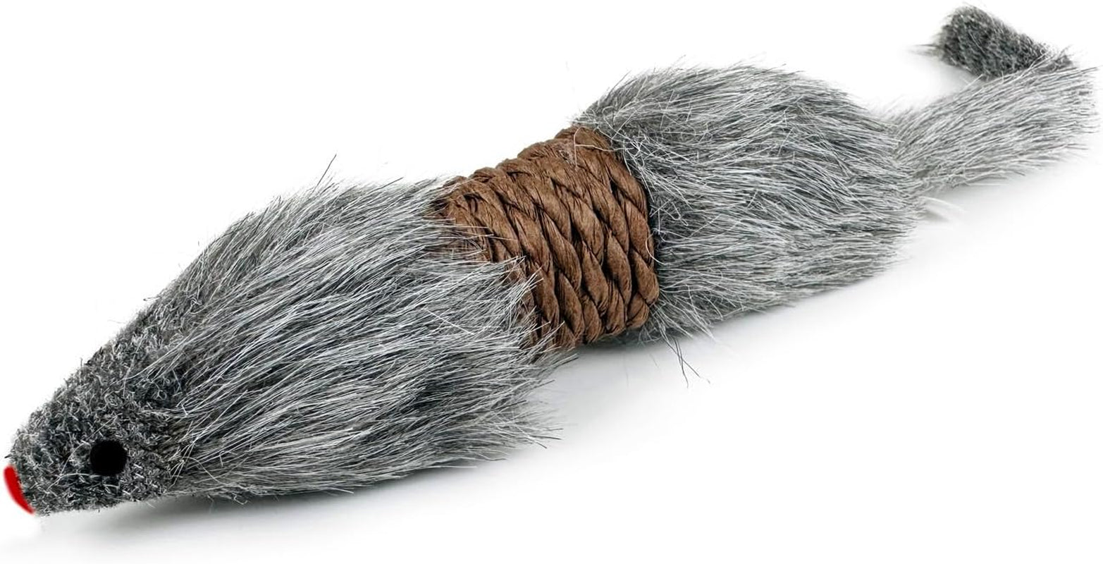 ttcat-2-pack-large-furry-mouse-cat-toys-natural-paper-rope-realistic-fake-mice-kitten-interactive-hunting-toy-durable-chew-teaser-toy-for-indoor-cats-boredom-relief-cat-prey-toy