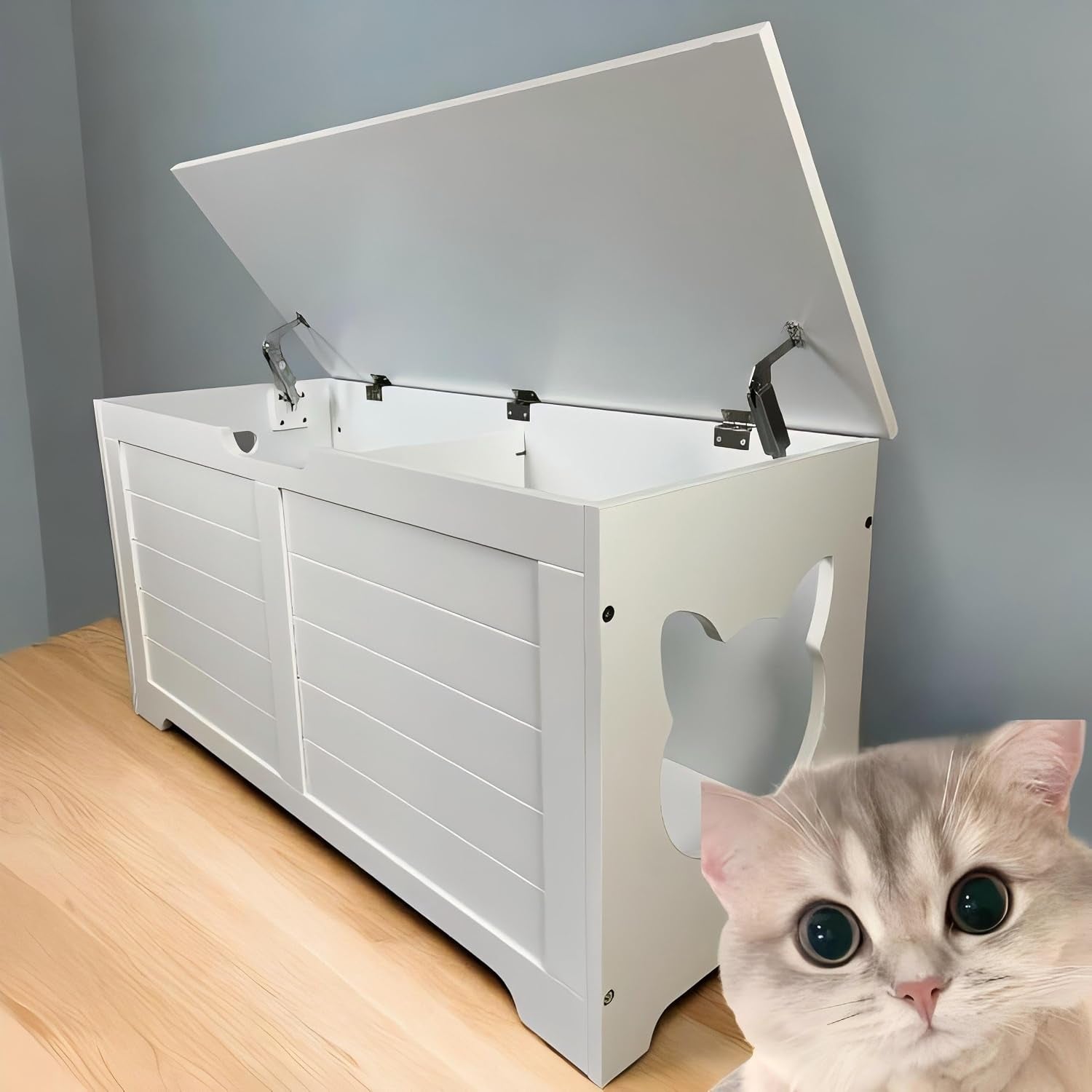 white-cat-house-with-hideaway-litter-box-dog-proof-litter-boxes-cabinet-for-large-cats-hidden-litter-box-cover-cat-washroom-enclosure-furniture