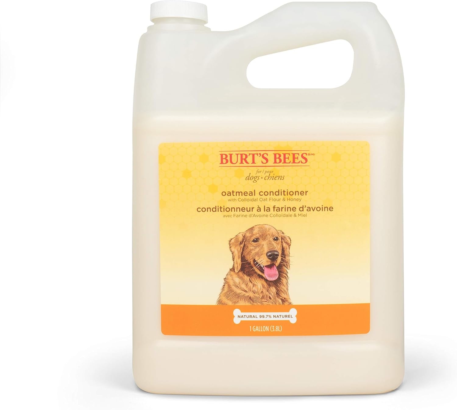 burts-bees-for-pets-oatmeal-dog-conditioner-fragrance-free-10-fl-oz-colloidal-oat-flour-and-honey-moisturize-and-soften-dry-coats-ph-balanced-95-natural-origin