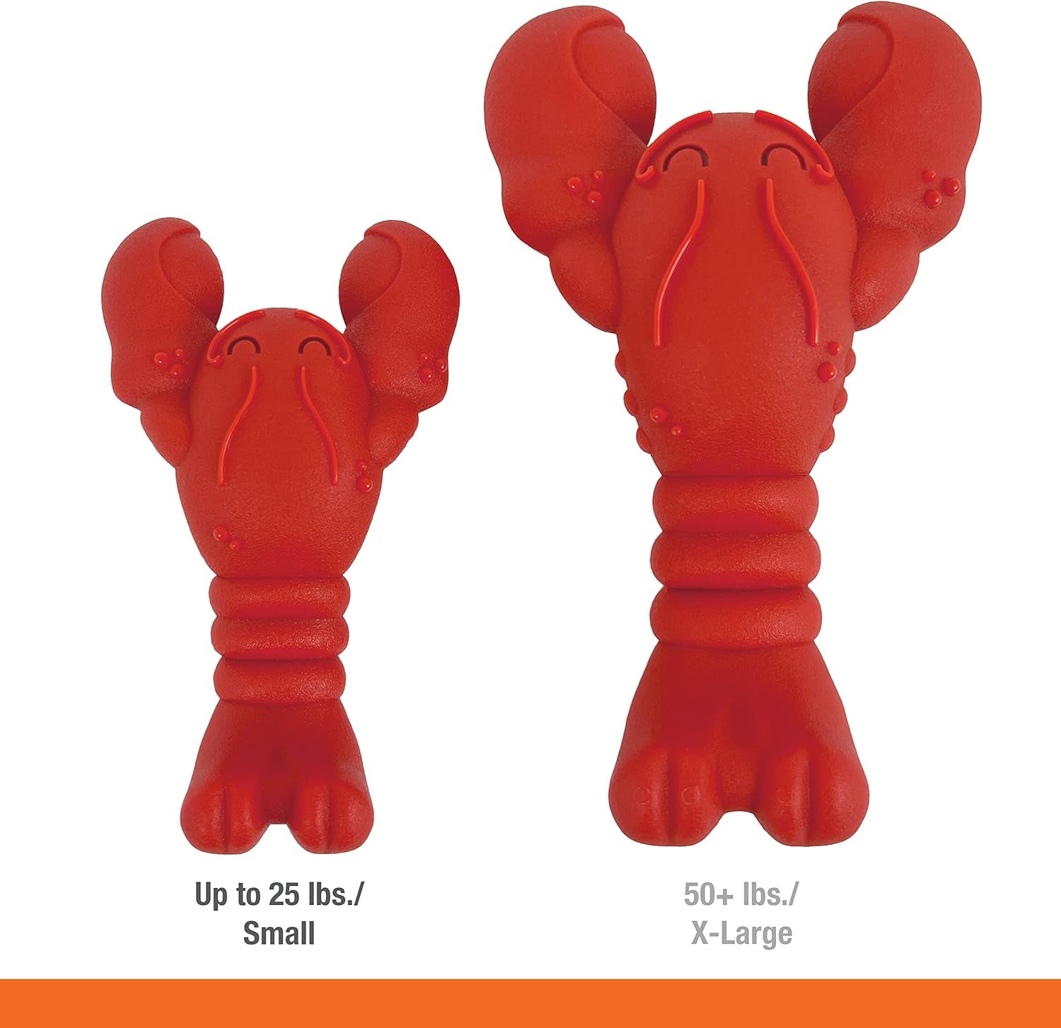 nylabone-power-chew-lobster-dog-chew-toy-filet-mignon-flavor-small-durable-dog-toys-for-aggressive-chewers-long-lasting-discourages-destructive-chewing-for-dogs-up-to-25-lbs