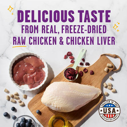 Stella & Chewy'S Meowfulls Freeze Dried Cat Treats - Chicken & Chicken Liver Recipe - Raw Protein with Probiotics & Salmon Oil - 1 Calorie per Treat - 1.5 Oz4