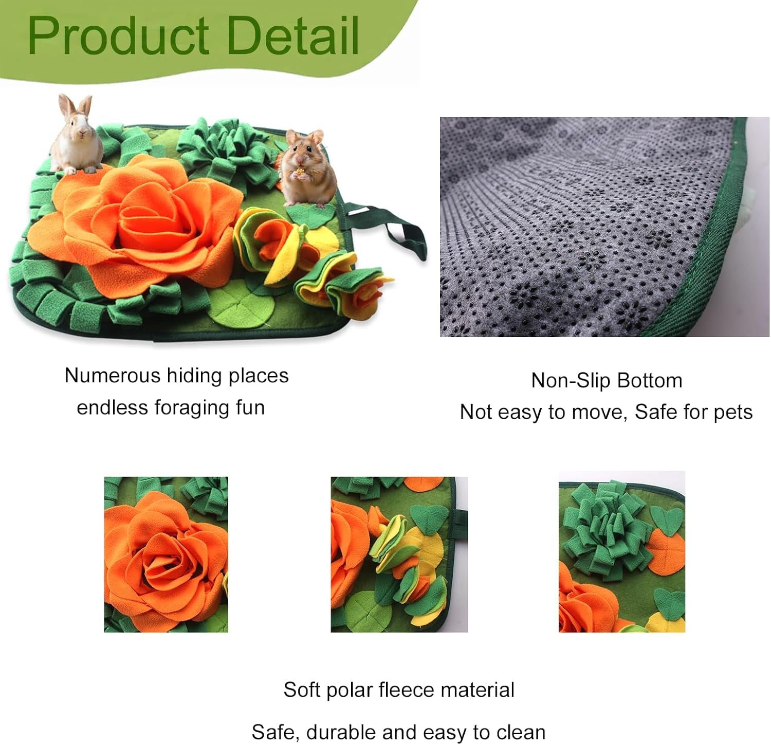 rabbit-foraging-mat-bunny-snuffle-mat-for-small-animal-puzzle-toy-interactive-enrichment-toy-17-7-feed-treat-mat-for-rabbits-guinea-pigs-hamster-puppies-chinchillas-kitten-indoor-soft