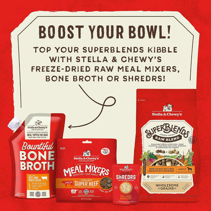 Stella & Chewy'S Superblends Raw Blend Wholesome Grains Grass-Fed Beef, Beef Liver & Lamb Recipe with Superfoods, 3.25 Lb. Bag10