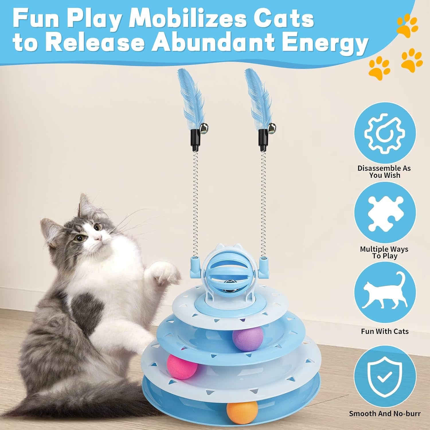 goosheep-cat-toy-interactive-pet-plaything-for-indoor-kitten-interactive-kitty-puzzle-ball-with-2-cat-tease-blue