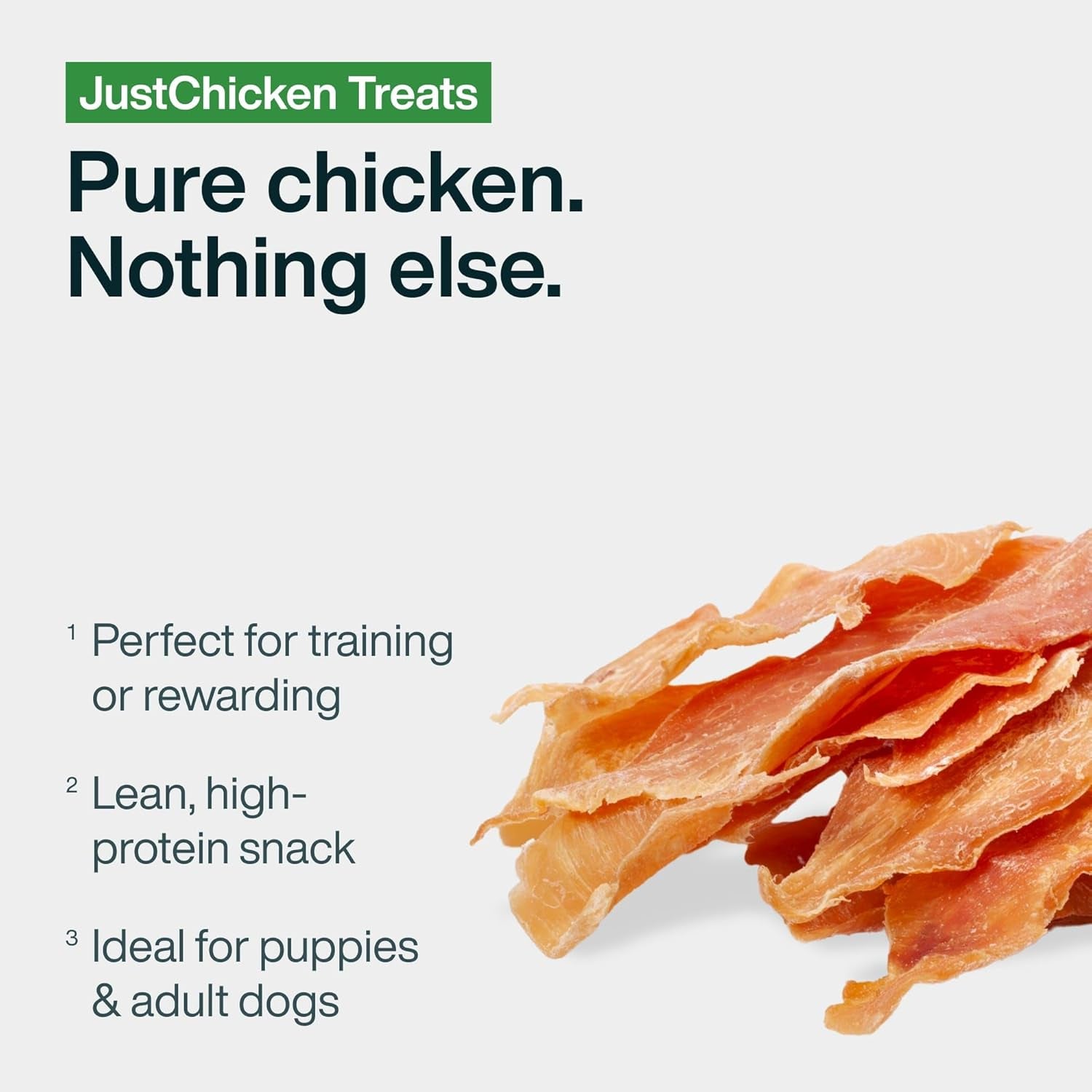 just-food-for-dogs-single-ingredient-healthy-dog-treats-and-dog-snacks-jerky-treats-human-grade-preservative-and-grain-free-rawhide-free-chews-low-calorie-treat-chicken-breast-5-oz-human-grade-chicken-treats-for-dogs-jerky-dog-snacks-preservative-grain-free-rawhide-free-chews-low-calorie-treat