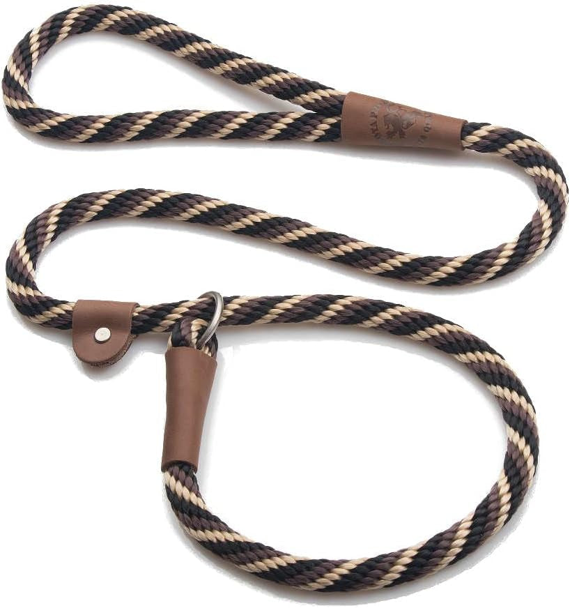 mendota-pet-slip-leash-dog-lead-and-collar-combo-made-in-the-usa-mocha-3-8-in-x-6-ft-for-small-medium-breeds