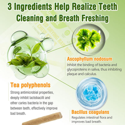 Freezed Dried Cat Chew Sticks, Cat Dental Treats for Freshens Breath and Controls Tartar, Feline Teething Sticks3