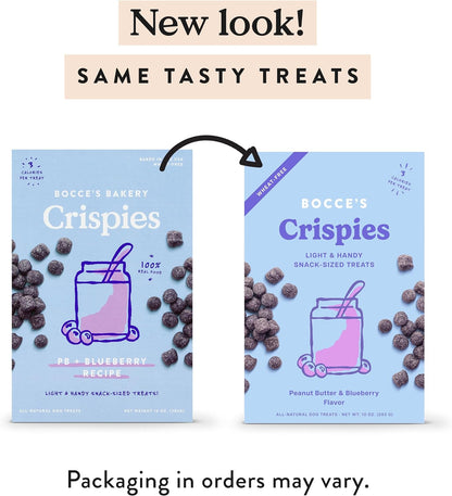 Bocce'S Bakery PB + Blueberry Crispies Low-Calorie Wheat-Free Dog Treats, 10 Oz2
