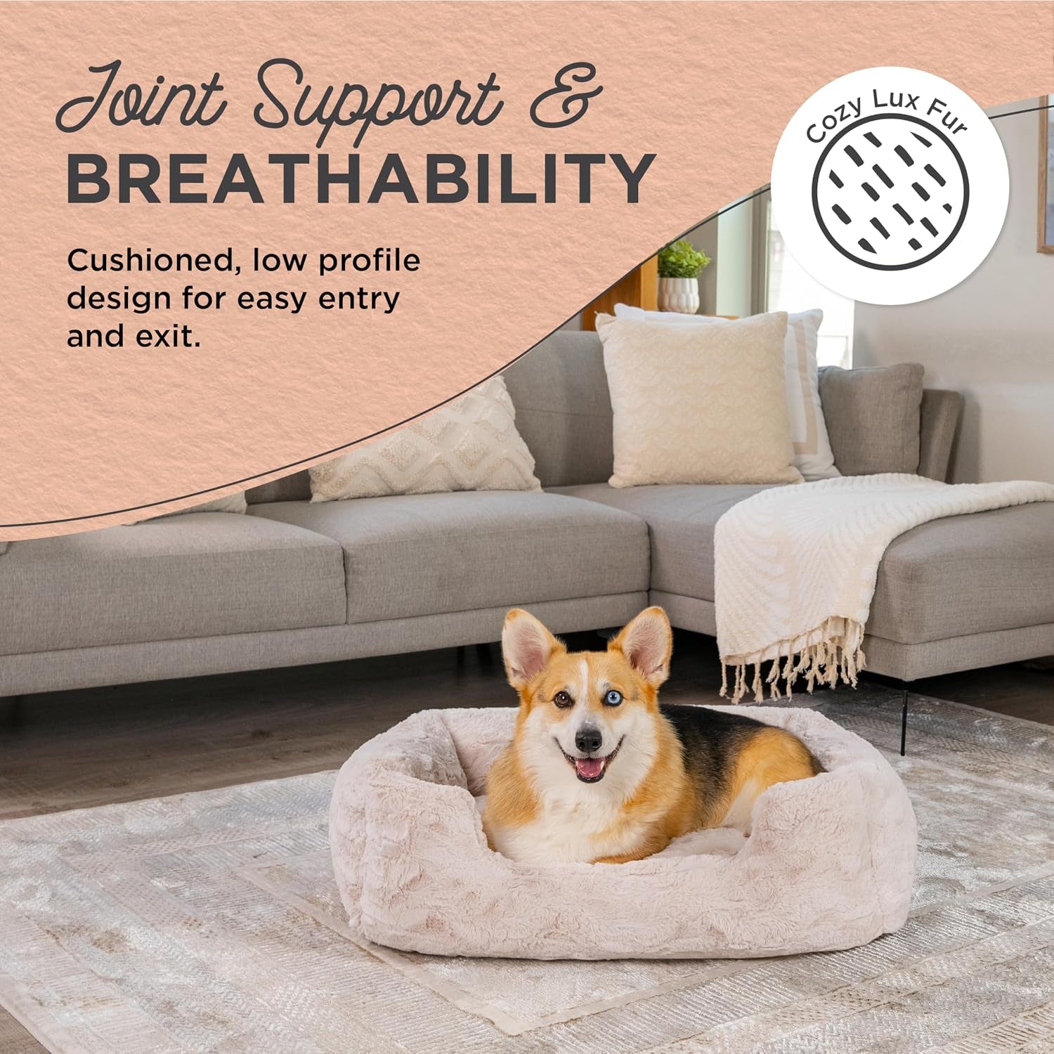 best-friends-by-sheri-lux-lounge-bed-calming-faux-fur-dog-bed-oyster-cream-medium-30-x-20