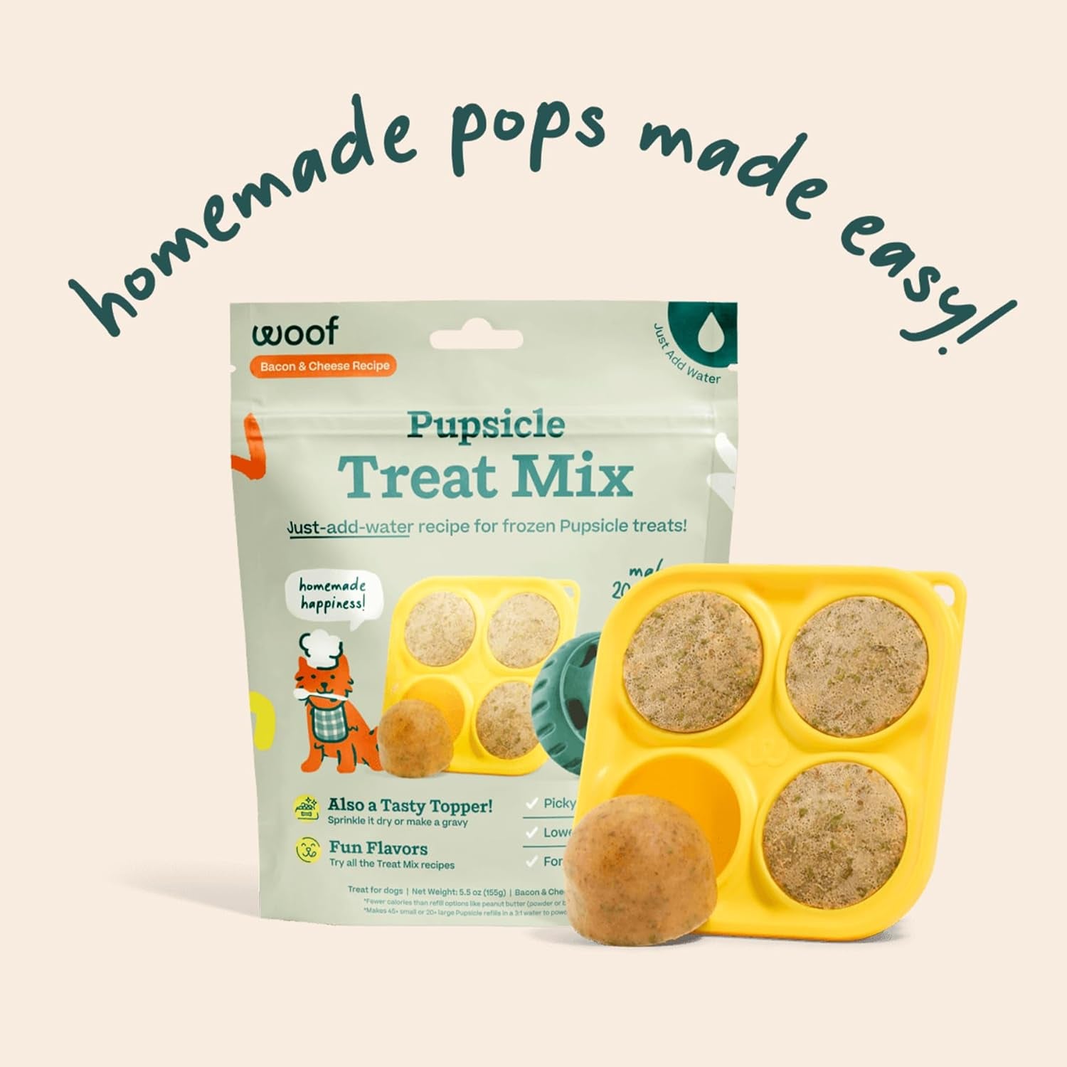 woof-dog-pupsicle-mix-easy-to-make-diy-pupsicle-refills-tasty-healthy-pupsicle-mix-wholesome-ingredients-long-lasting-treats-for-dogs-bacon-and-cheese-mix