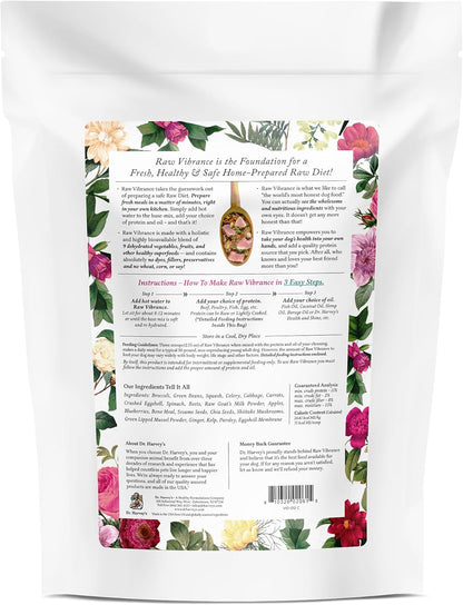 Dr. Harvey'S Raw Vibrance Dog Food Base Mix (6 Lb) | Dehydrated - Grain Free - Foundation for Raw Diet9