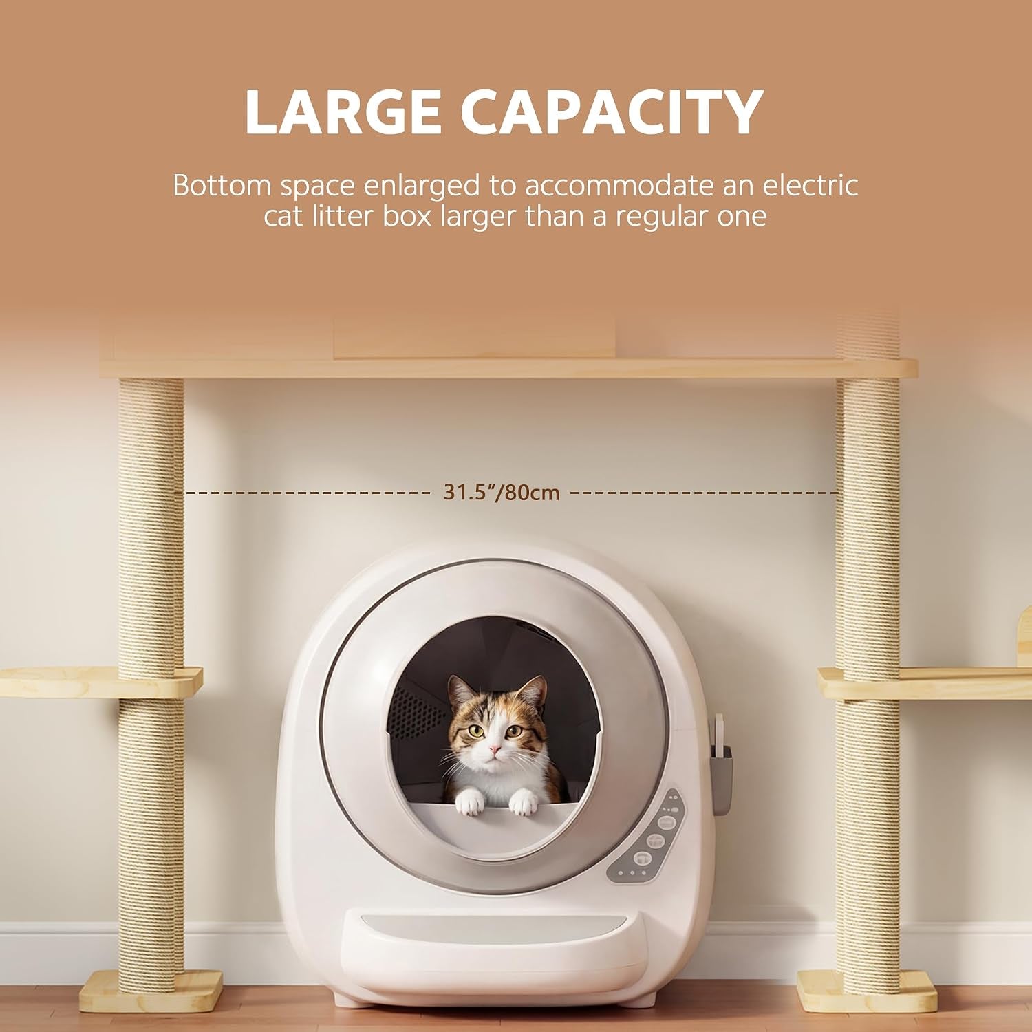 60-cat-tree-for-automatic-litter-box-for-heavy-cats-up-to-22lbs-solid-wood-large-cat-tower-with-tunnel-house-space-saving-for-indoor-multi-pet-households-stops-furniture-scratching