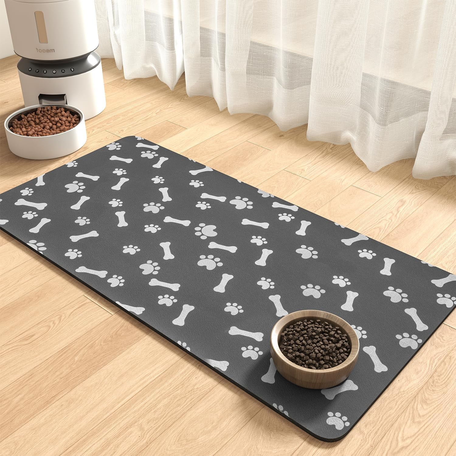montvoo-absorbent-pet-feeding-mat-no-stains-pet-mat-for-food-and-water-bowl-quick-dry-cat-dog-food-mat-water-dispenser-mat-pet-supplies-mat-dog-water-bowl-mat-for-messy-drinker-darkgrey-12x19