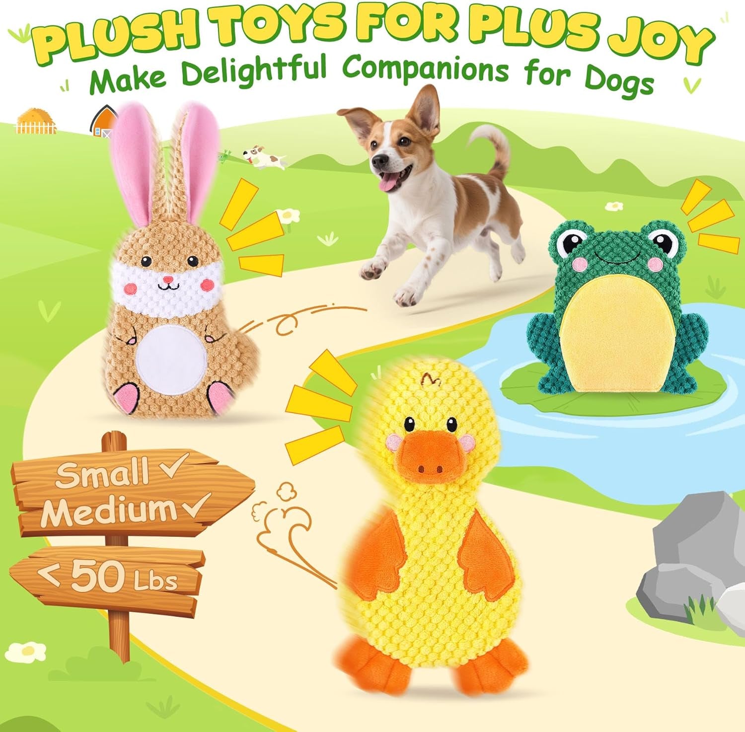 xiugoal-dog-toys-to-keep-them-busy-3-pack-no-stuffing-interactive-dog-toys-with-crinkle-squeaky-puppy-chew-toys-for-small-medium-breeds