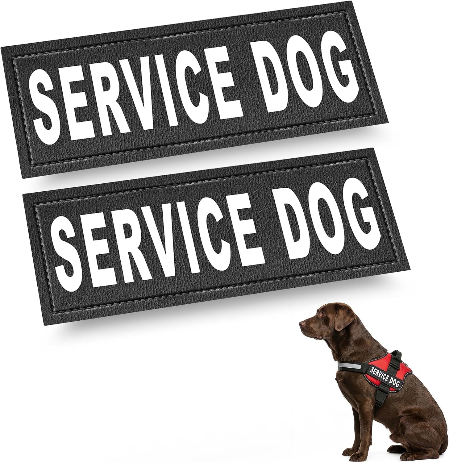 industrial-puppy-emotional-support-dog-patch-reflective-xs-1-x-2-75-in-clear-visibility-durable-vest-patches-for-identification-compatible-with-hook-loop-vest-gear-xs-1x2-75-inch