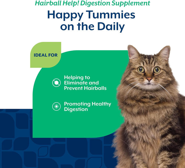 Naturvet Scoopables Hairball Aid for Cats - Helps Prevent & Eliminate Hairballs - Psyllium Husk & Pumpkin - Salmon Flavored Cat Health Supplement - Tastes like Treats & Prevents Hairballs | 5.5Oz Bag3