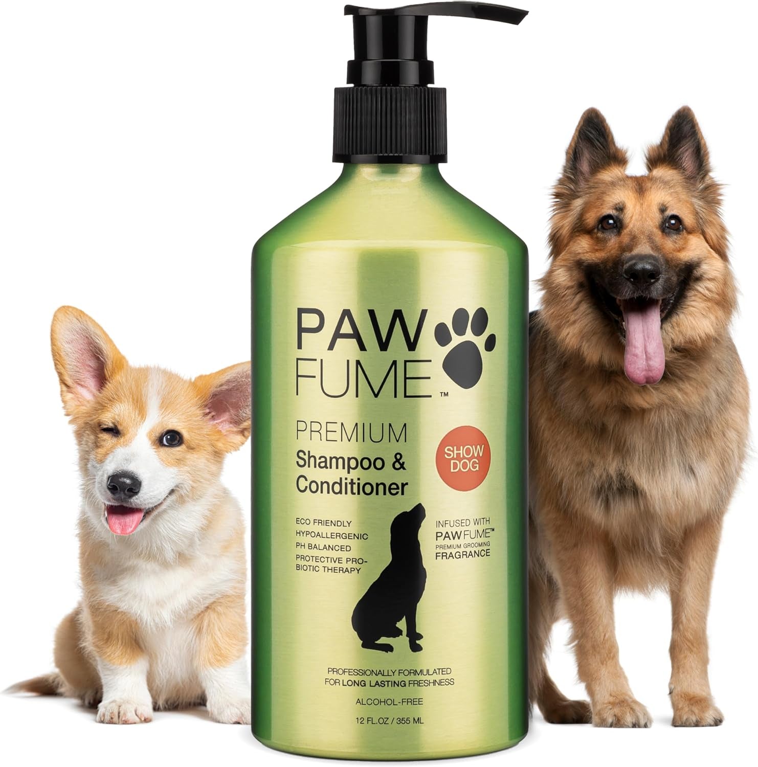 pawfume-deshedding-dog-shampoo-and-conditioner-show-dog-1-pack-nourish-detangle-for-silky-soft-coat-probiotic-deep-cleaning-ph-balanced-formula-salon-quality-shampoo-for-dogs