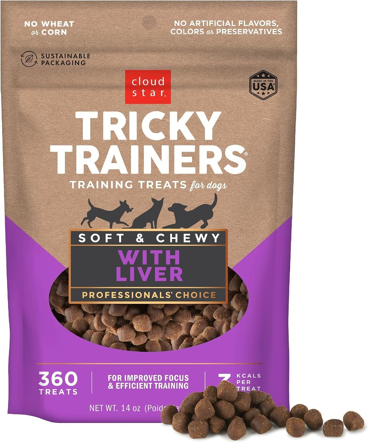 cloud-star-tricky-trainers-soft-chewy-dog-treats-liver-14-oz-pouch