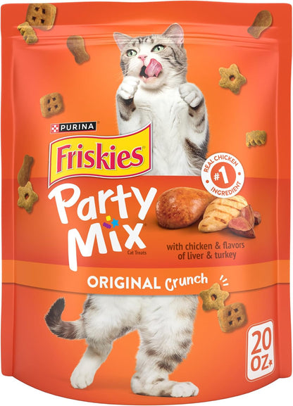 Purina Friskies Cat Treats, Party Mix Original Crunch - 30 Oz. Pouch14