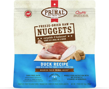 Primal Freeze Dried Dog Food Nuggets, Chicken; Complete Balanced Meal, Topper or Treat; Premium, Healthy, Grain Free, High Protein Raw Dog Food, 14 Oz | Complete & Balanced Nutrition, Meal, Topper or Treat, Grain-Free, High Protein, No Synthetic Vitamins & Minerals33