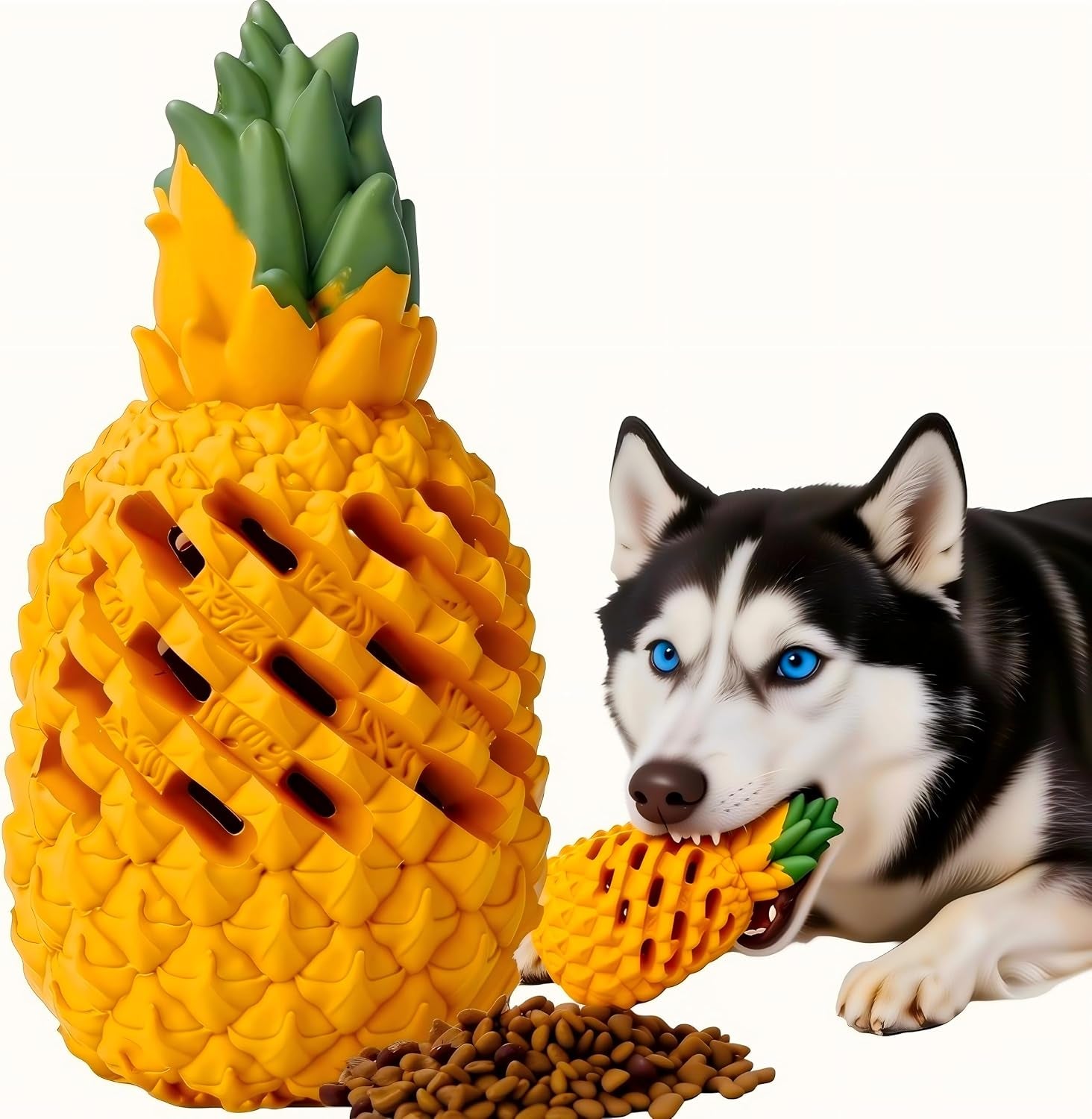 indestructible-pineapple-dog-toy-gaint-aggressive-chewers-training-heavy-chew-treat-dispenser-power-chewer-durable-puzzle-tough-interactive-easy-clean