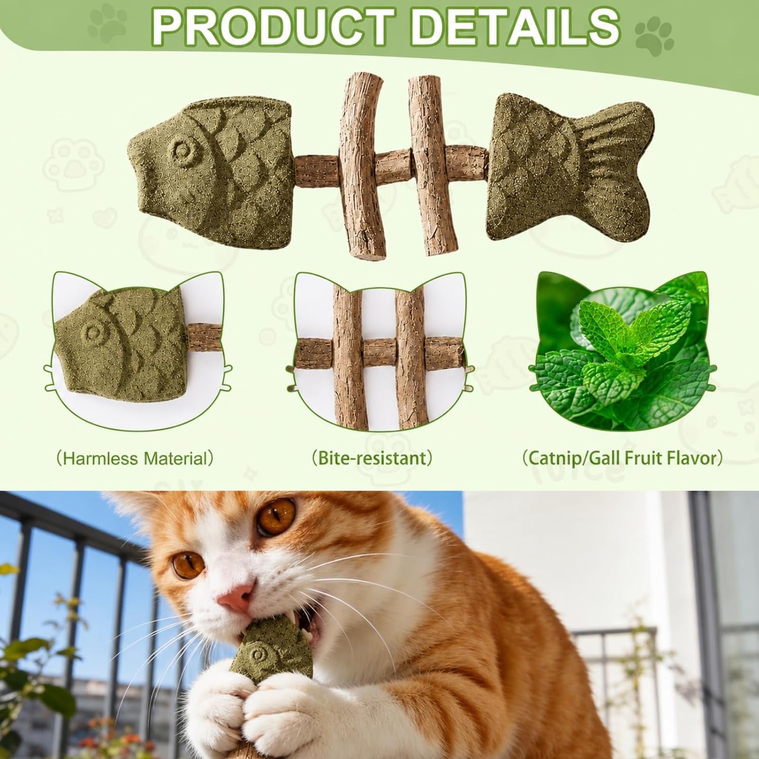 3pcs-catnip-and-silvervine-chew-fishbone-cat-dental-chew-toy-cat-chew-stick-for-teething-boredom-relief-daily
