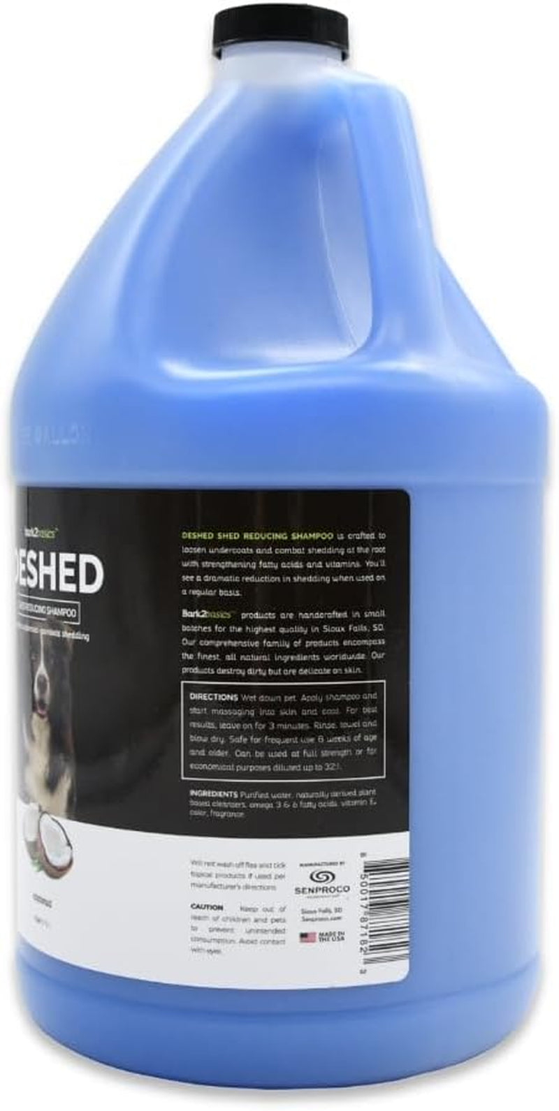 bark2basics-deshedding-dog-shampoo-for-shedding-control-1-gallon-32-1-concentrate-makes-32-gallons-removes-undercoat-reduces-shed-gentle-on-pets-and-puppies-sensitive-skin-usa-made