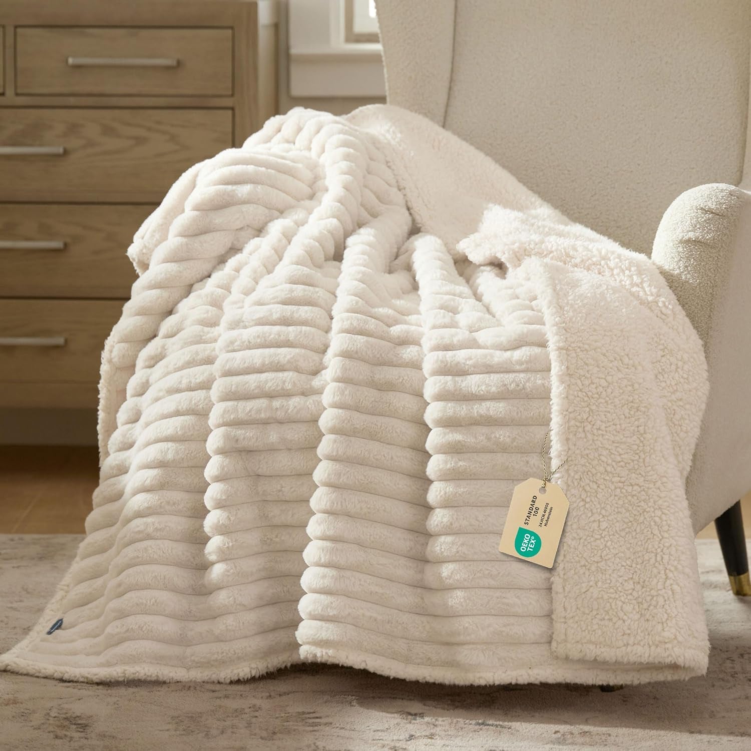 bedsure-comfyfleece™-waterproof-dog-blankets-for-large-dogs-50x60-cream-soft-plush-couch-cover-washable-corduroy-fleece-for-furniture-protector-cozy-calming-reversible-pet-blanket-for-senior-dogs