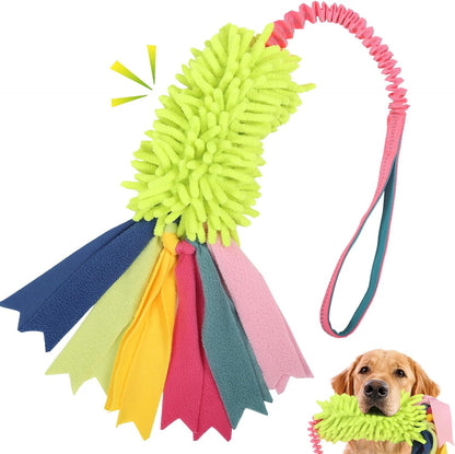 Wodoca Dog Tug Toy, Dog Toys for Aggressive Chewers - Strong Squeak Rope Toy, Easy to GRAP Chew Toy for Large Dogs, Puppies, Middle Dogs - Ideal for Training and Play, Hand Made7