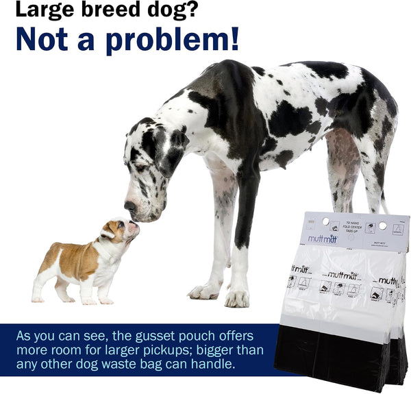 Mutt Mitt® Dispense-A-Mitt™ 2-Ply Dog Waste Pickup Mitts, 200 Count | 2-Ply Pickup Mitts, Header Dispenser Box, Extra-Thick Leak-Resistant Design for Cleaner Hands & Easier Dog Waste Pickup3