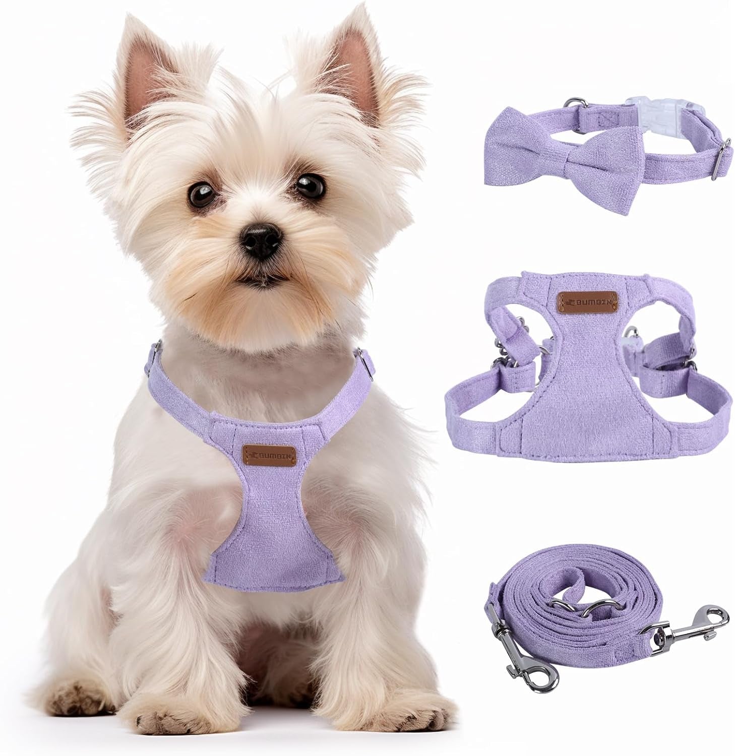 dog-harness-and-leash-set-xxs-no-pull-adjustable-puppy-harness-with-multifunction-pink-dog-leash-and-dog-collar-soft-no-choke-escape-proof-pet-harness-vest-for-small-dogs-and-cats-pink-s