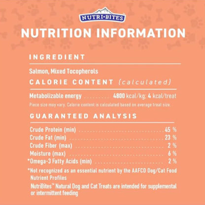 Nutri Bites Freeze Dried Salmon Dog and Cat Treats, 14 Oz7